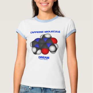 Caffeine Molecule Dream (Caffeine Molecule 3D) shirt