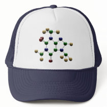 Caffeine Molecule Hat by Blake81 Caffeine Molecule Hat