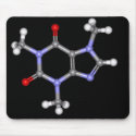 caffeine-molecule mousepads