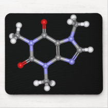 caffeine-molecule mousepads