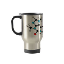 Caffeine Molecule - Reusable Travel Mug