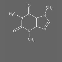 caffeine molecule shirt