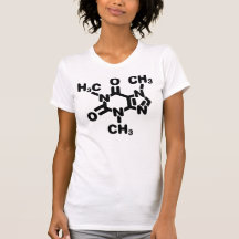 Caffeine Molecule T-shirt