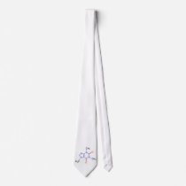 Caffeine Molecule Necktie