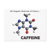 Caffeine; Organic Molecule of Chouce Post Cards