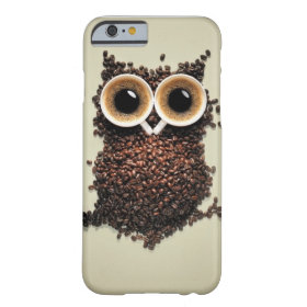 Caffeine Owl Barely There iPhone 6 Case