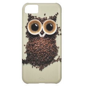 Caffeine Owl iPhone 5C Cover