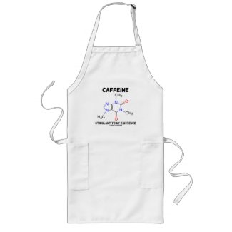 Caffeine Stimulant To My Existence (Molecule) apron