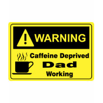 Caffeine Warning Dad t-shirts