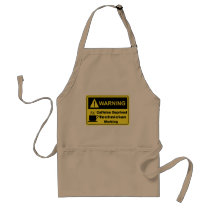 Caffeine Warning Technician Apron