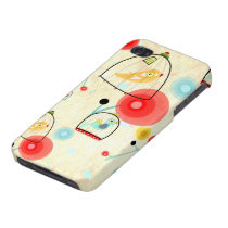 Cage Birds Cute Poppies Art iphone cases