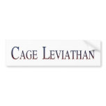 Cage Leviathan Bumper Stickers