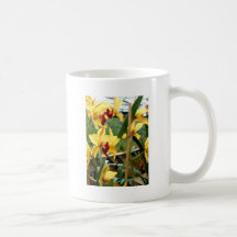 Cage of Canary Cymbidiums Coffee Mugs