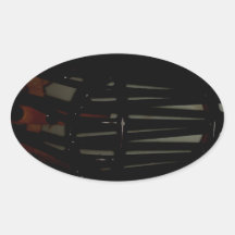 CAGE OVAL STICKER