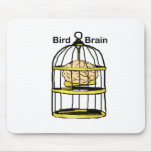 Caged Bird Brain Mouse Pad