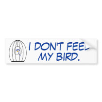 Caged Bird Bumpersticker by stlewis75 Caged Bird Bumpersticker