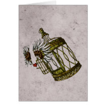 Caged Heart Greeting Card