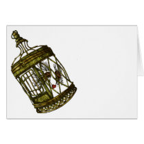 Caged Heart Greeting Card
