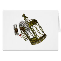 Caged Heart Greeting Card