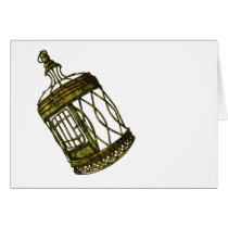Caged Heart Greeting Cards