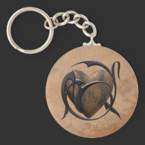 Caged Heart keychains