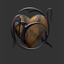 Caged Heart t-shirts