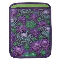 Caged in a Sphere, 3-d abstract iPad sleeve