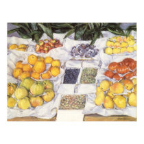 Caillebotte's Fruit posters