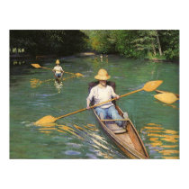 Caillebotte's Oarsmen posters
