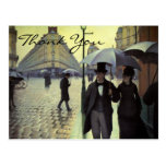 Caillebotte's Paris Street, Rainy Day Postcards