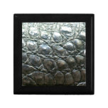 Caiman Crocodile Faux Alligator-Skin Design Gift Boxes