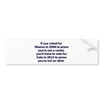 cain2012g bumper sticker