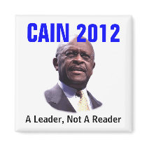 CAIN 2012: A Leader, Not A Reader Fridge Magnets