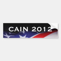 CAIN 2012 Campaign Bumper Sticker