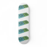 Cain as Ca Calcium and In Indium Skate Board