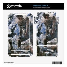 Cain by Lovis Corinth Motorola Droid X Decals