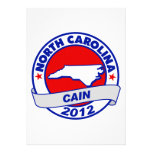 Cain - North Carolina Personalized Invitation