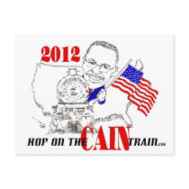CAIN TRAIN POSTCARD