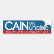 CAIN vs UNable Bumper Sticker