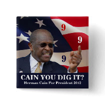 Cain You Dig It? Button