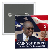 Cain You Dig It? Pinback Buttons
