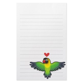 Cartoon Masked Lovebird Stationery Cartoon Masked Lovebird Stationery