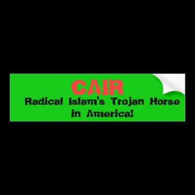 CAIR, Radical Islam's Trojan Horse in America! Bumper Stickers by jenniekurono