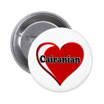 Cairanian on Heart for dog lovers Pinback Buttons