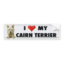 Cairn Terrier 1 Love Sticker bumpersticker