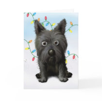 Cairn Terrier 2 Christmas cards