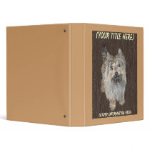 Cairn Terrier Binder