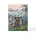 Cairn Terrier (Brindle 21) - By the Seine cards by masterpiecedogs Cairn Terrier (Brindle 21) - By the Seine cards