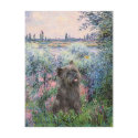 Cairn Terrier (Brindle 21) - By the Seine postcards by masterpiecedogs Cairn Terrier (Brindle 21) - By the Seine postcards