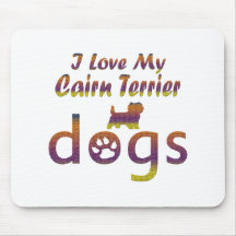 Cairn Terrier designs Mousepads